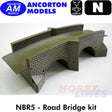 ROAD BRIDGE Double Arch stone built  laser cut kit N 1:148 Ancorton Models NBR5