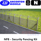 SECURITY FENCING Fence Barbed Wire kit N gauge1:148  scale Ancorton Models NF8