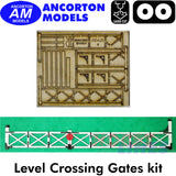 LEVEL CROSSING GATES laser cut kit OO gauge 1:76 scale Ancorton Models OOLC1