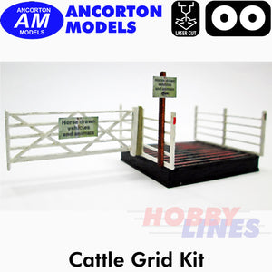CATTLE GRID laser cut kit OO gauge 1:76 scale Ancorton Models OOCG1