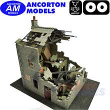 Load image into Gallery viewer, RUINED HOUSE with interior laser cut kit OO gauge 1:76  Ancorton Models OOFH2
