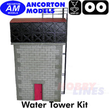 Load image into Gallery viewer, WATER TOWER trackside building laser cut kit OO 1:76 scale Ancorton Models OOWT1
