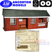 Load image into Gallery viewer, WAITING ROOM &amp;CAFE platform building laser cut kit OO 1:76 Ancorton Models OOST7
