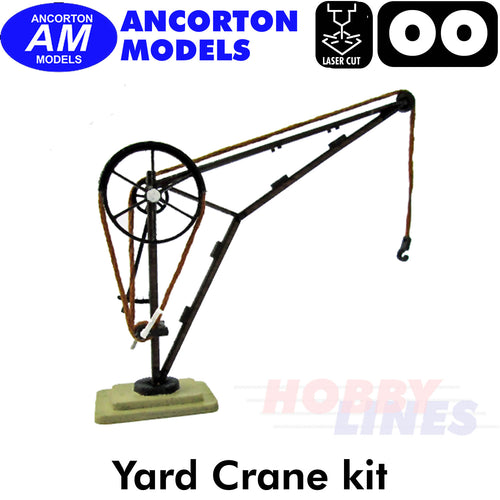 YARD CRANE trackside item laser cut kit OO 1:76 scale Ancorton Models 00YC2