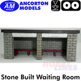 WAITING ROOM Stone Built platform laser cut kit OO 1:76 Ancorton Models OOST2