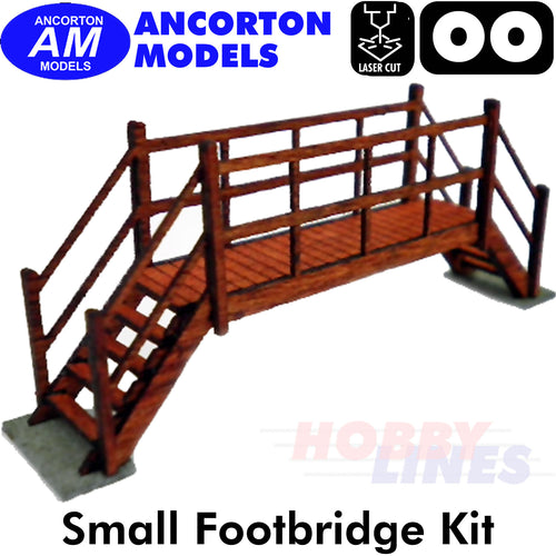 SMALL FOOTBRIDGE laser cut kit OO gauge1:76 scale Ancorton Models OOFB1