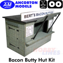 Load image into Gallery viewer, BACON BUTTY HUT laser cut station kit OO gauge 1:76 scale Ancorton Models OOST3
