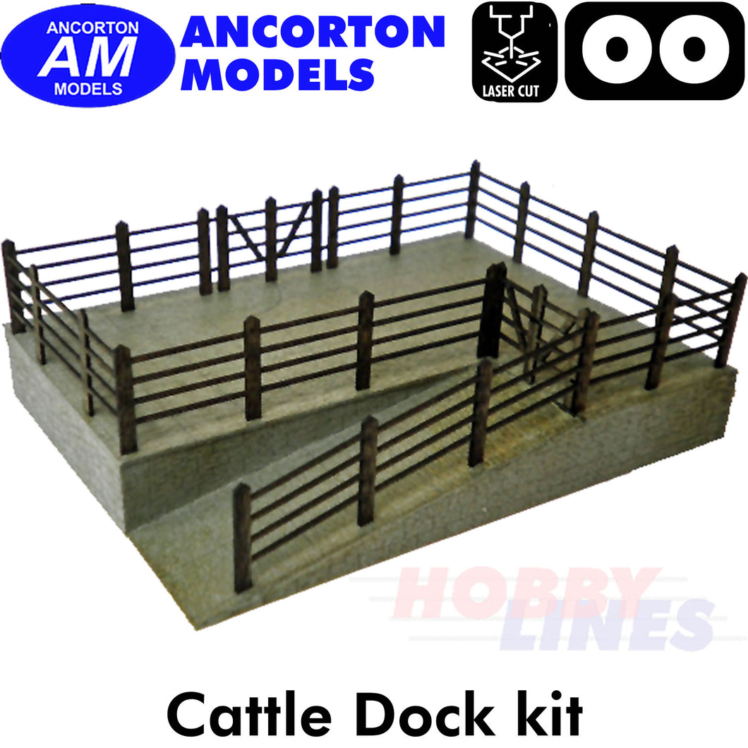 CATTLE DOCK for Country Station laser cut kit OO 1:76 Ancorton Models 00WT2