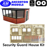 SECURITY GUARD HOUSE industrial laser cut kit OO 1:76 Ancorton Models 00GAH1