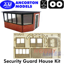 Load image into Gallery viewer, SECURITY GUARD HOUSE industrial laser cut kit OO 1:76 Ancorton Models 00GAH1
