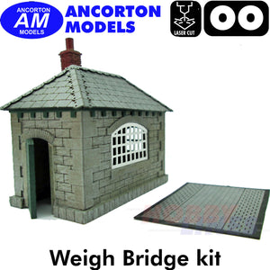 WEIGH BRIDGE with weight plate laser cut kit OO gauge 1:76 Ancorton Models 00WB1