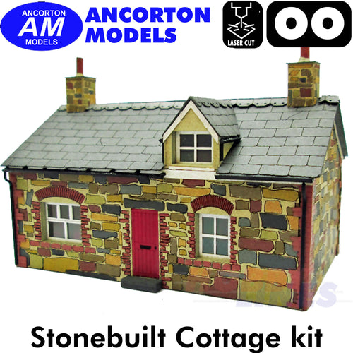 COTTAGE Stone Built dormer window laser cut kit OO 1:76 Ancorton Models OOH2