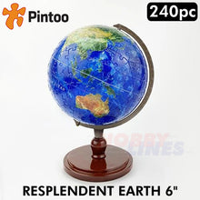 Load image into Gallery viewer, 3D Puzzle Globe 6&quot; RESPLENDENT EARTH Translucent pieces 240pc PINTOO A3489
