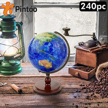 Load image into Gallery viewer, 3D Puzzle Globe 6&quot; RESPLENDENT EARTH Translucent pieces 240pc PINTOO A3489
