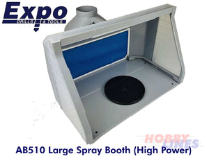 Complete Airbrushing bundle | AB510 High Power Spray booth with AB602 Compressor Complete Airbrush Deal