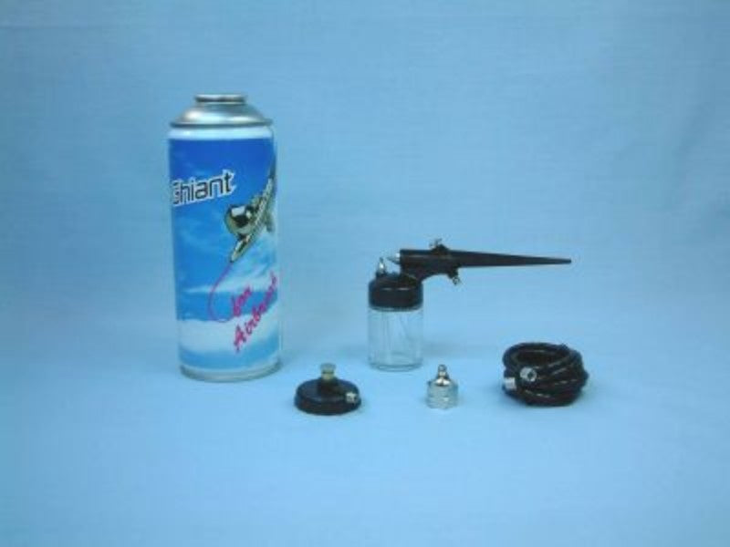 AB652 AIRBRUSH Beginners Set Single Action Bottom Feed Spray Gun EXPO TOOLS