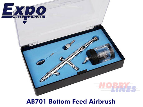 Airbrush Bottom Feed AB701 Paint Spray 0.5mm - 40mm EXPO TOOLS