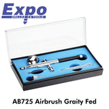 Airbrush Gravity Feed Spray Paint Air Brush 0.5mm - 40mm Expo Tools AB725