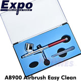 Airbrush Easy Clean Nozzle Gravity feed large cup Storage case Expo Tools AB900