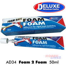 Load image into Gallery viewer, FOAM 2 FOAM 50ml high tack aircraft models Depron EPO wood AD34 Deluxe Materials
