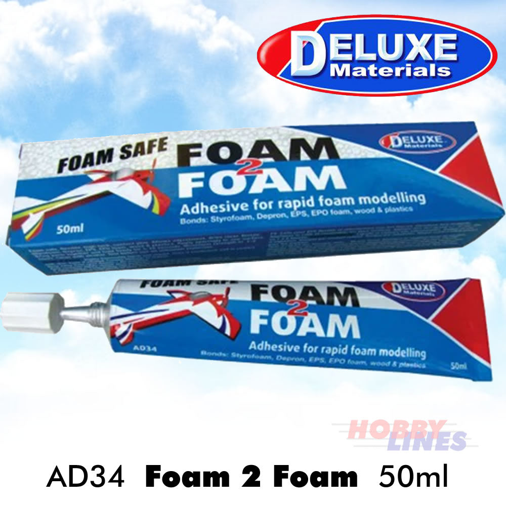 FOAM 2 FOAM 50ml high tack aircraft models Depron EPO wood AD34 Deluxe Materials