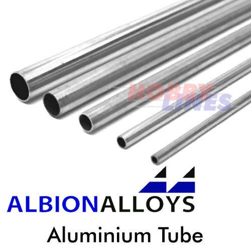 Aluminium Tube ALBION ALLOYS Precision Metal Model Materials Various Sizes AT1M