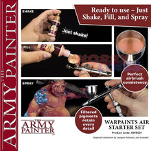 Load image into Gallery viewer, WARPAINTS AIR STARTER SET  Airbrush paint colours The Army Painter AW8001P
