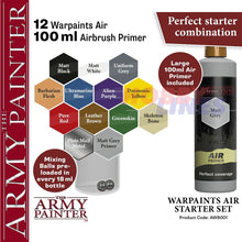 Load image into Gallery viewer, WARPAINTS AIR STARTER SET  Airbrush paint colours The Army Painter AW8001P
