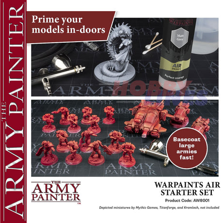 WARPAINTS AIR STARTER SET  Airbrush paint colours The Army Painter AW8001P