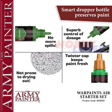 Load image into Gallery viewer, WARPAINTS AIR STARTER SET  Airbrush paint colours The Army Painter AW8001P
