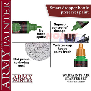 WARPAINTS AIR STARTER SET  Airbrush paint colours The Army Painter AW8001P