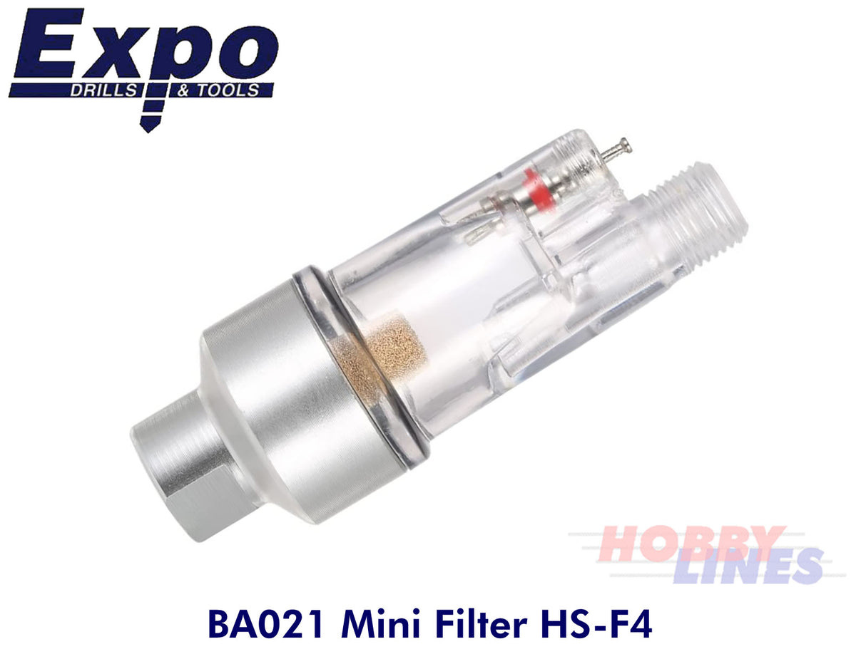Airbrush Mini Air Filter HS-F4 in-line Moisture/Water trap Expo / Badger BA021
