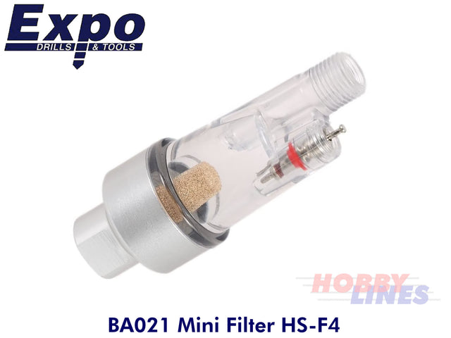 Airbrush Mini Air Filter HS-F4 in-line Moisture/Water trap Expo / Badger BA021