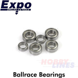 Ballrace Bearings RC Model Car Bearing Upgrade Radio Control Various Sizes R/C
