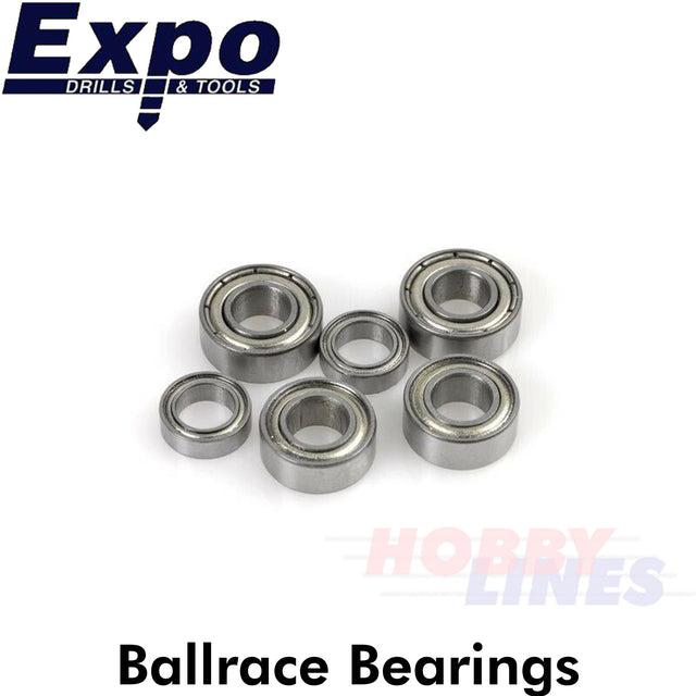 Ballrace Bearings RC Model Car Bearing Upgrade Radio Control Various Sizes R/C