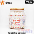 3D Puzzle Storage Jar RABBIT & SQUIRREL 96 pieces PINTOO Puzzles BB1002