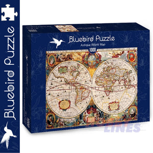 Bluebird ANTIQUE WORLD MAP Sergey Kamshylin 1000pc Jigsaw Puzzle 70246-P