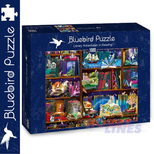 Bluebird LIBRARY ADVENTURES IN READING 1000pc Jigsaw Puzzle 70313-P
