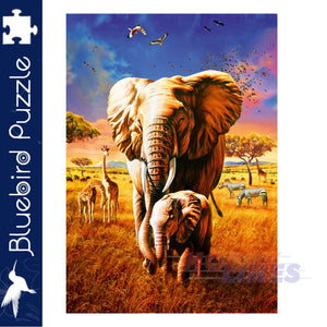 Bluebird ELEPHANT Adrian Chesterman 1000pc Jigsaw Puzzle 70314-P