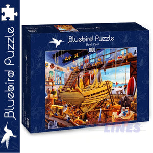 Bluebird BOAT YARD Hiroyuki 1000pc Jigsaw Puzzle 70316-P