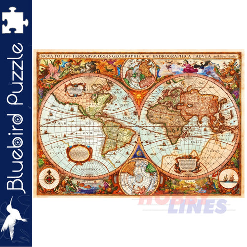 Bluebird VINTAGE MAP Aimee Stewart 1000pc Jigsaw Puzzle 70329-P