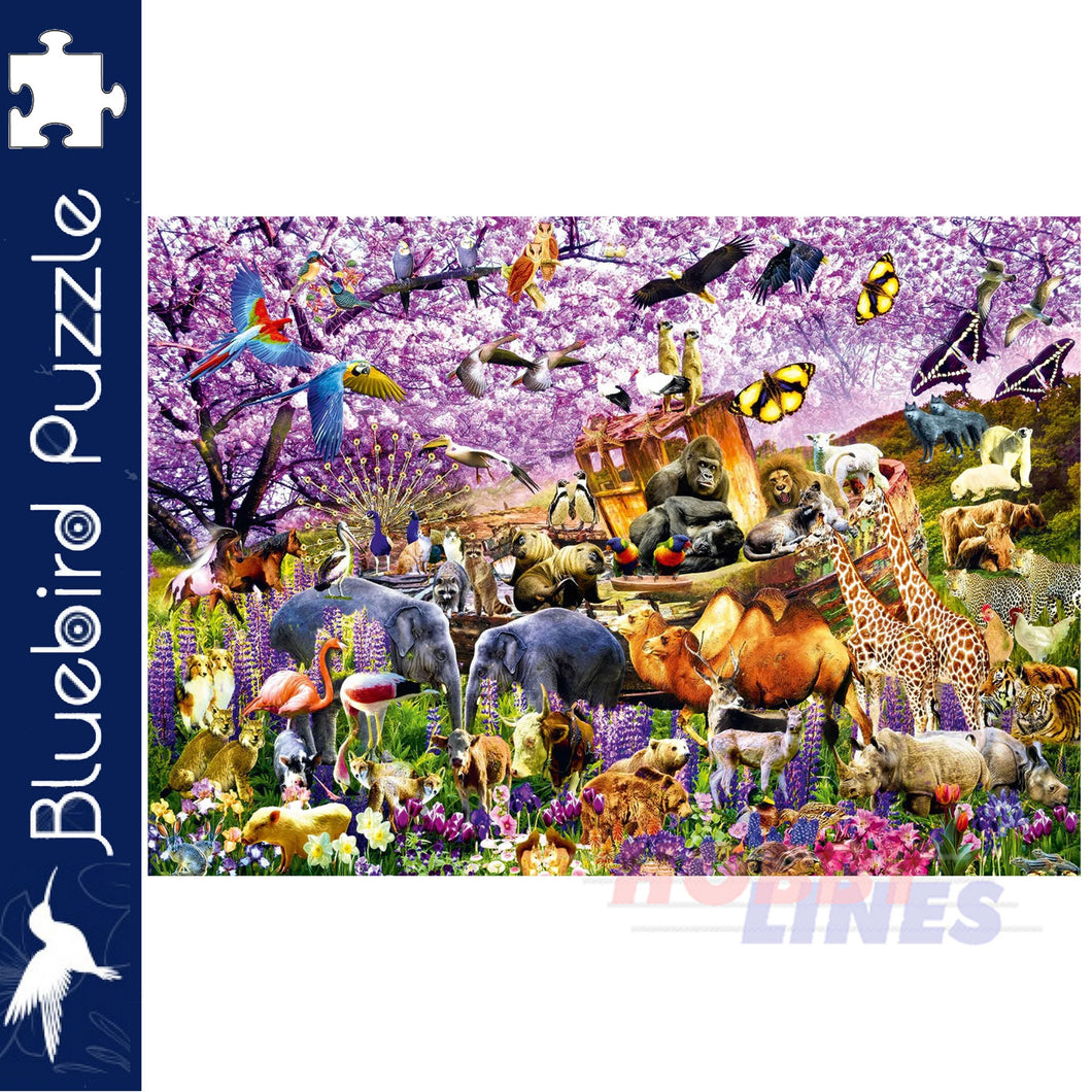 Bluebird TWO BY TWO NOAH'S ARK 1000pc Jigsaw Puzzle 70495-P