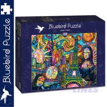 Load image into Gallery viewer, Bluebird ICONIC TRAVEL Dean Russo 1000pc Jigsaw Puzzle 70496-P
