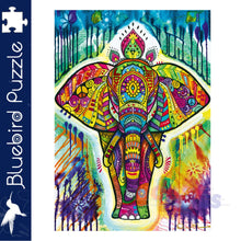 Load image into Gallery viewer, Bluebird ELEPHANT Dean Russo 1000pc Jigsaw Puzzle 70497-P
