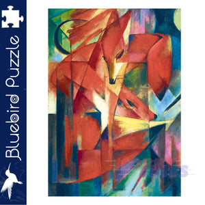 Art by Bluebird FRANZ MARC - THE FOXES 1913 1000pc Jigsaw Puzzle 60068