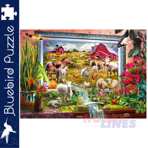 Bluebird MAGIC FARM PAINTING Jan Patrik Krasny 1000pc Jigsaw Puzzle 70029