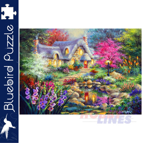 Bluebird COTTAGE POND Nicky Boehme 1500pc Jigsaw Puzzle 70060