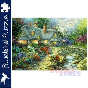 Bluebird COUNTRY COTTAGE Nicky Boehme 1000pc Jigsaw Puzzle 70064