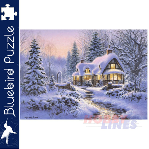 Bluebird WINTER'S BLANKET WOULDBIE COTTAGE 500pc Jigsaw Puzzle 70066