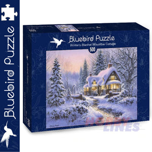 Bluebird WINTER'S BLANKET WOULDBIE COTTAGE 500pc Jigsaw Puzzle 70066